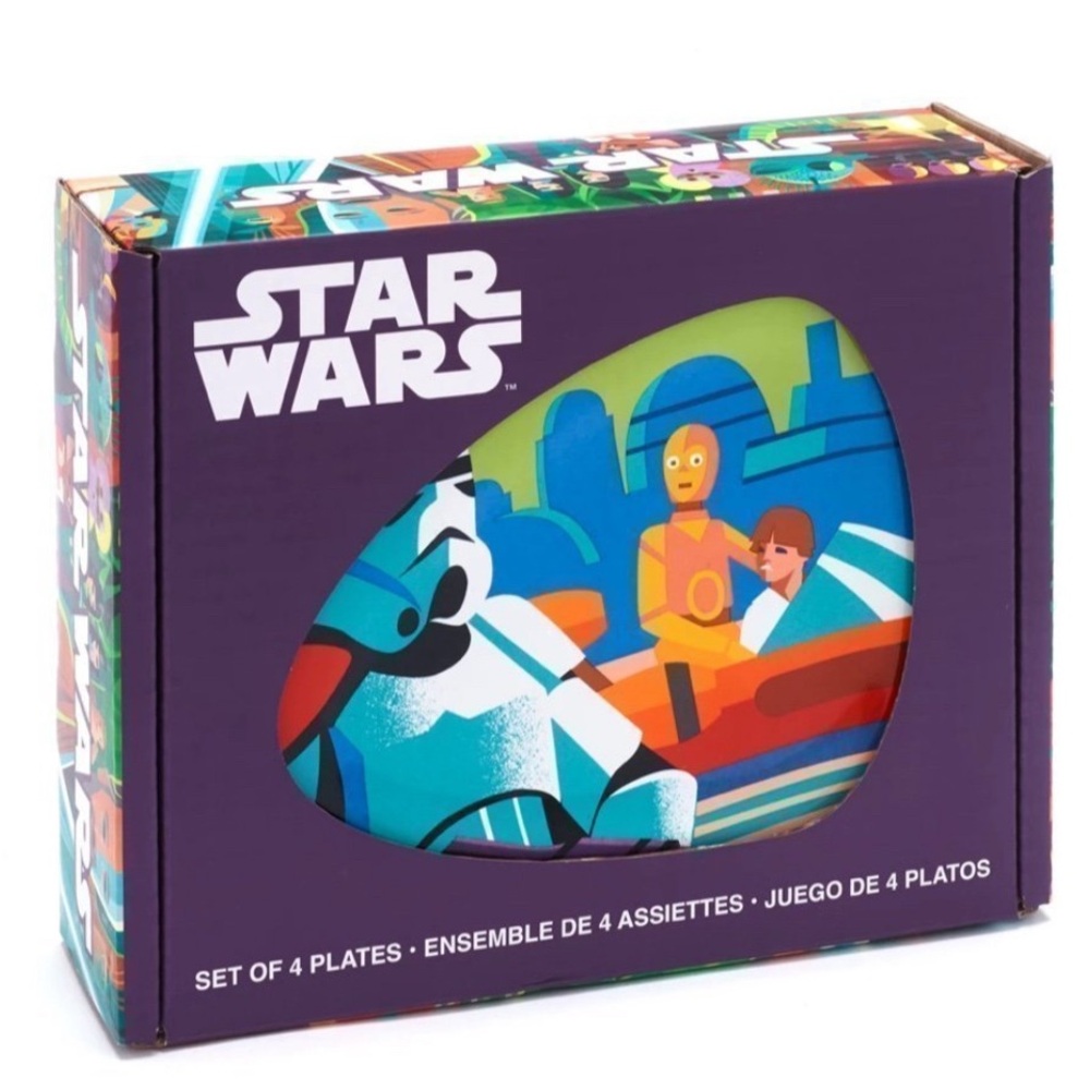 Disney Parks Star Wars: Under the Twin Suns Plate Set by Jeff Granito